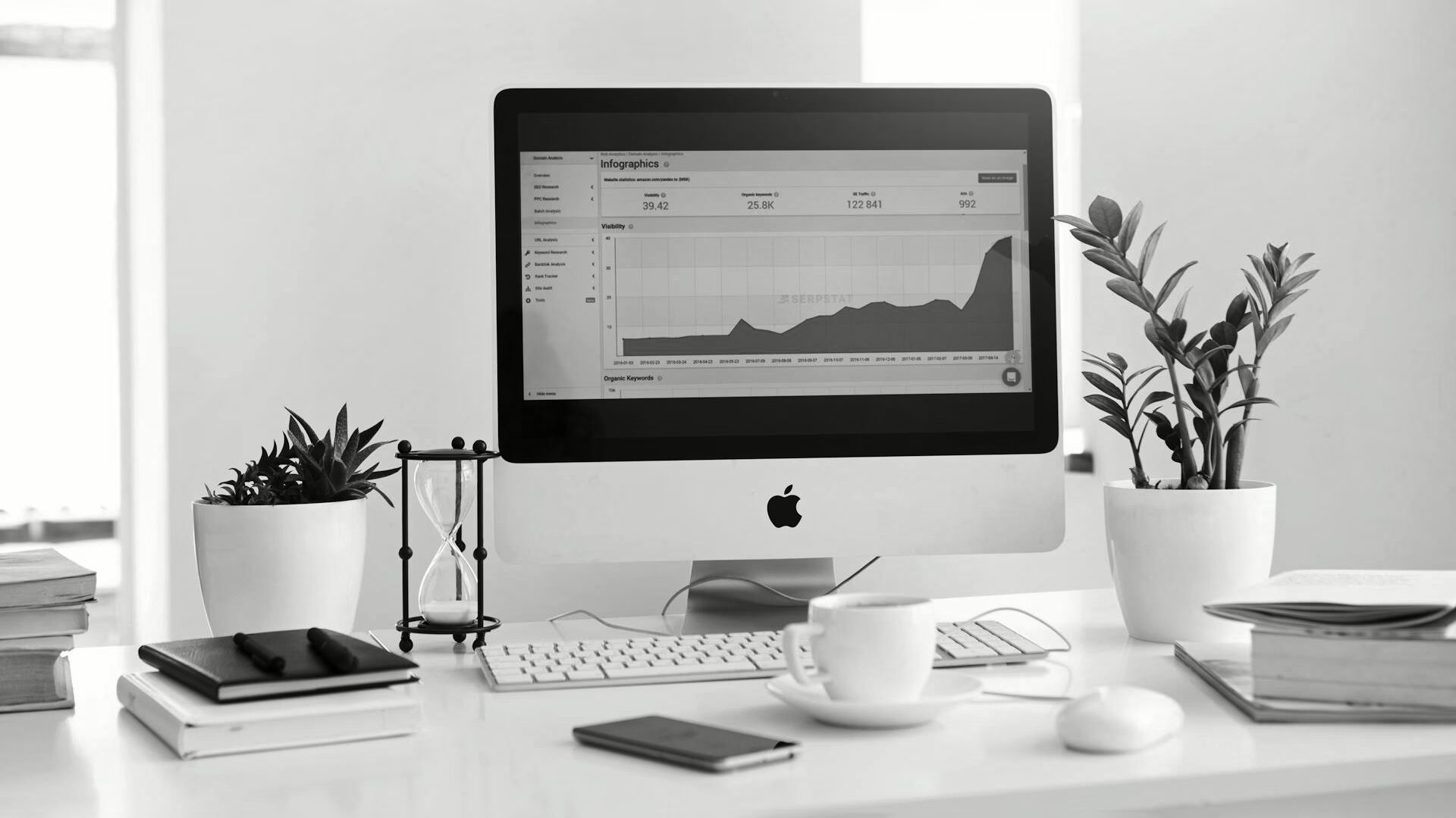 Google Analytics dashboard prikazujući metrike kampanje kao što su posjete, trajanje sesija, stopa napuštanja stranice i konverzije.